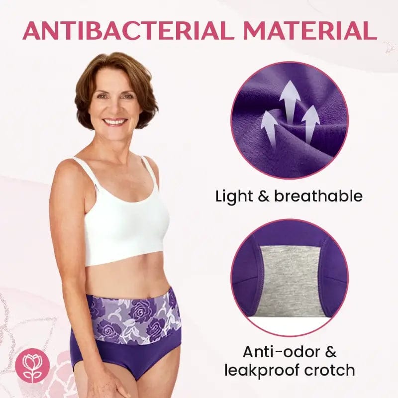 Fourovo BloomyFit - Last Day 70% OFF - High Waist Antibacterial Panties