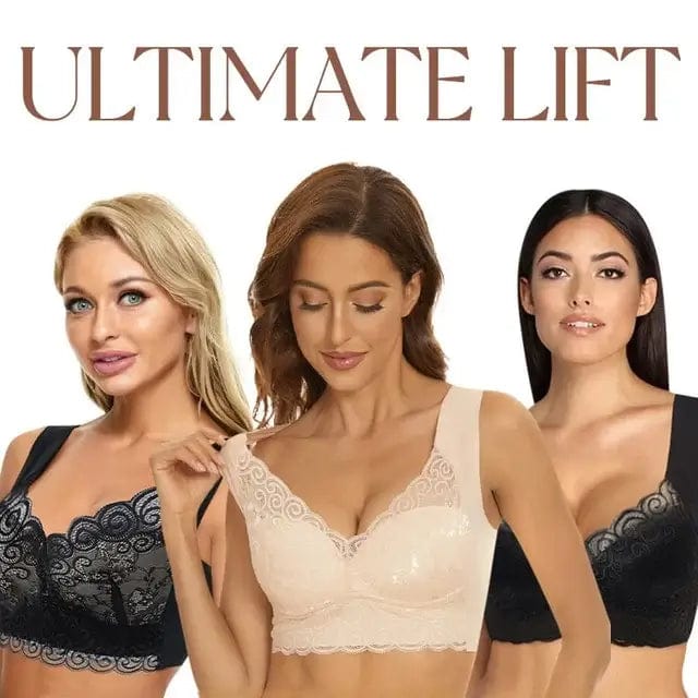 Fourovo BrauBra - Seamless Push Up Wireless Lace Bra