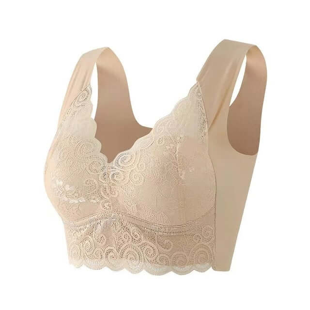 Fourovo BrauBra - Seamless Push Up Wireless Lace Bra