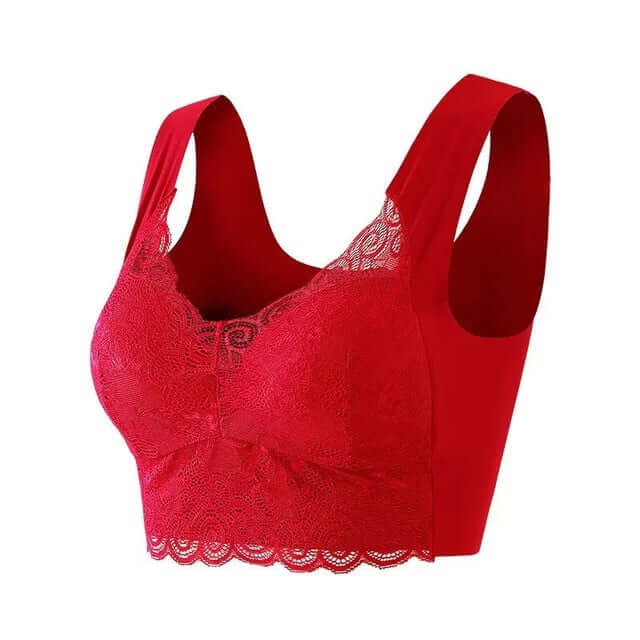 Fourovo BrauBra - Seamless Push Up Wireless Lace Bra