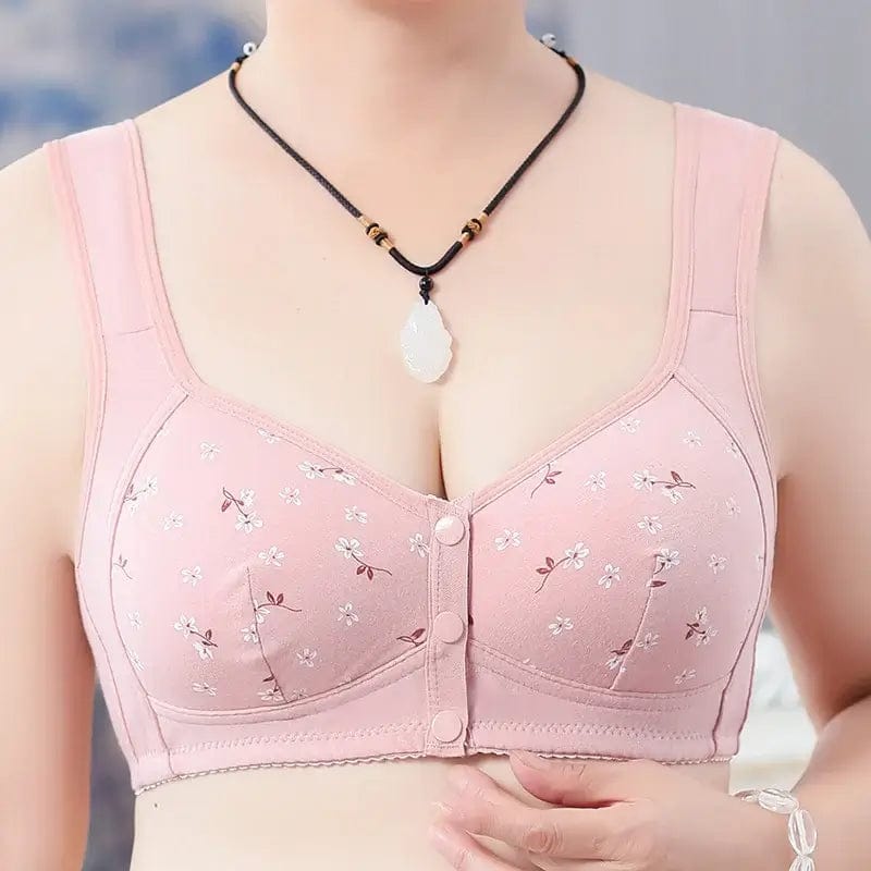 Fourovo Comfortable & Convenient Front Button Bra