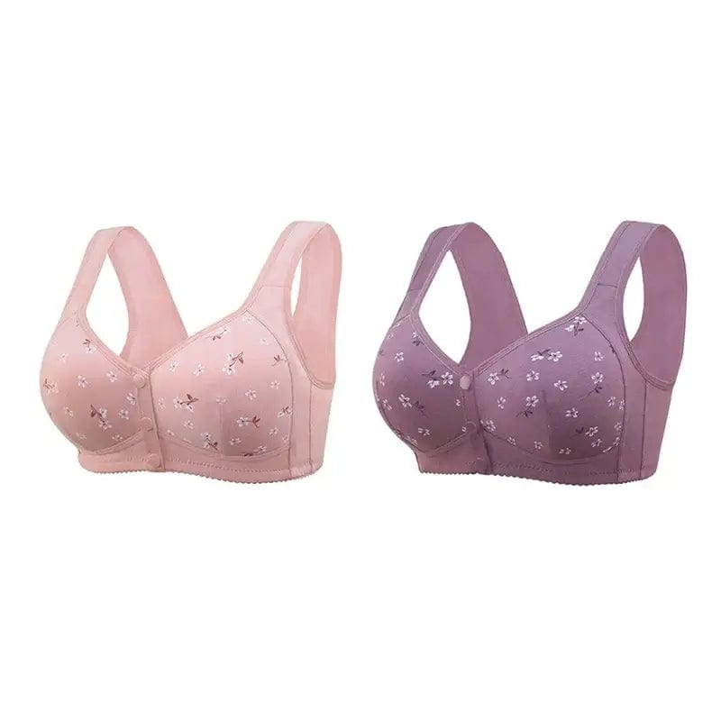 Fourovo Comfortable & Convenient Front Button Bra