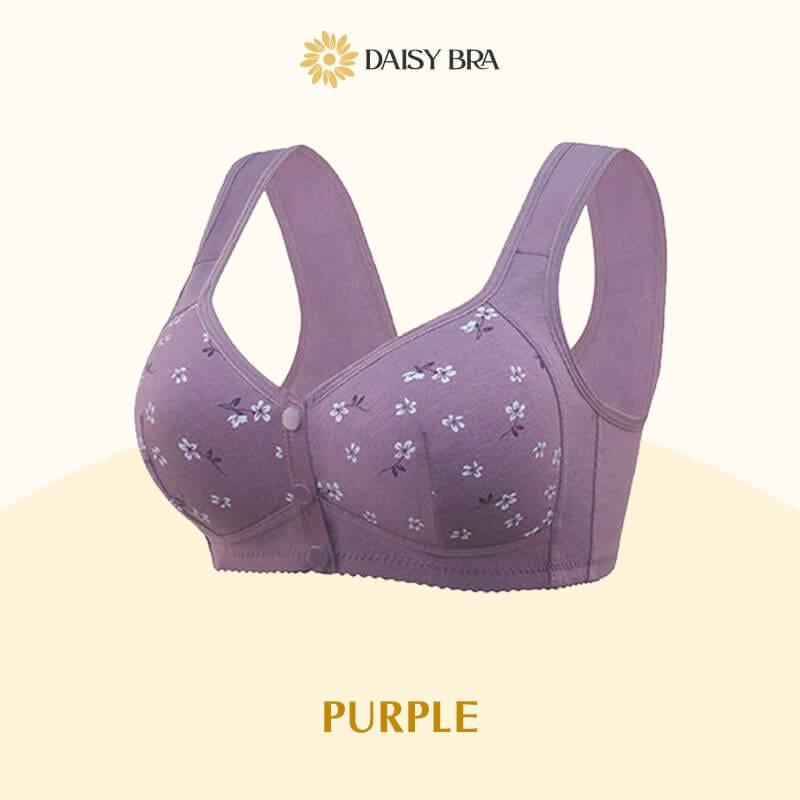 Fourovo Daisy Bra - Last day 80% OFF - Comfortable & Convenient Front Button Bra