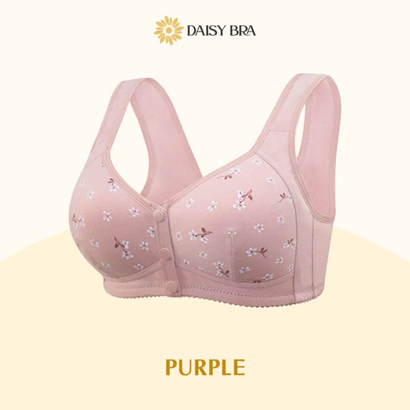 Fourovo Daisy Bra - Last day 80% OFF - Comfortable & Convenient Front Button Bra