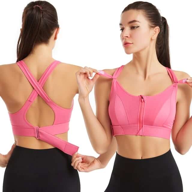 Fourovo Daisy Bra - Last day 80% OFF - Comfortable & Convenient Front Button Bra Rose Red / 2XL