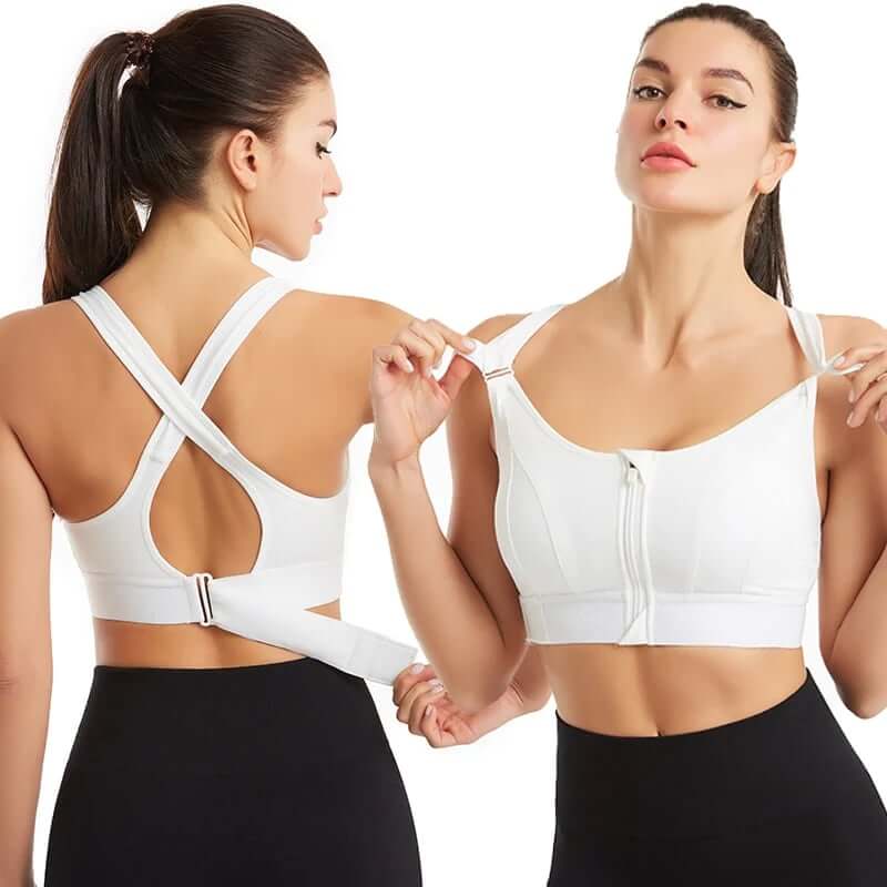 Fourovo Daisy Bra - Last day 80% OFF - Comfortable & Convenient Front Button Bra White / 2XL