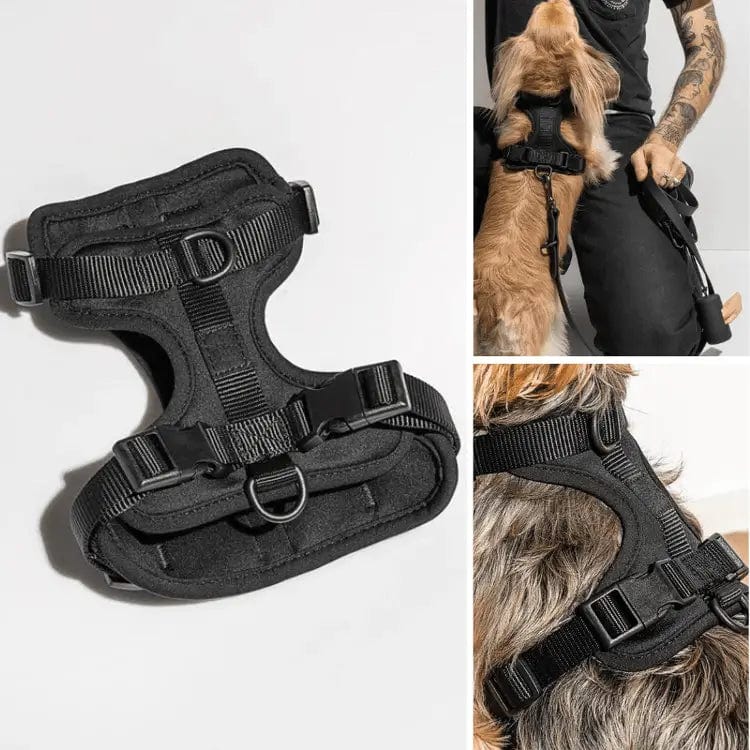 Fourovo Dog Harness Black / XS