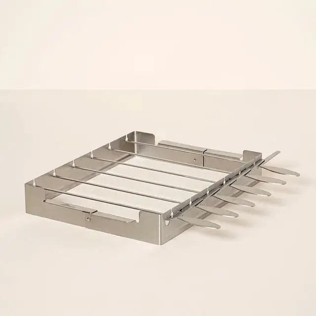 Fourovo Easy-to-Flip BBQ Skewer Rack