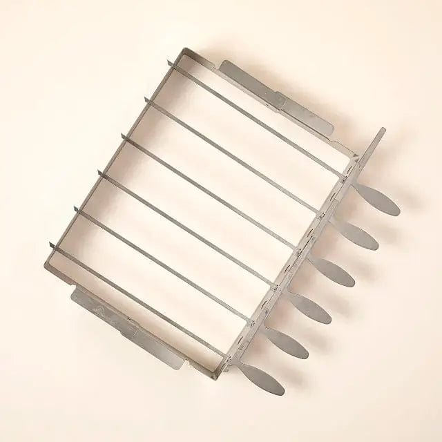 Fourovo Easy-to-Flip BBQ Skewer Rack