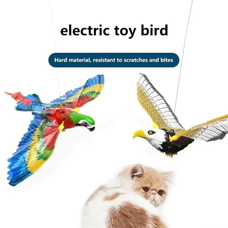 Fourovo Ethirealy Flying Toy for Cats PARROT+EAGLE（ONLY 2 PCS）