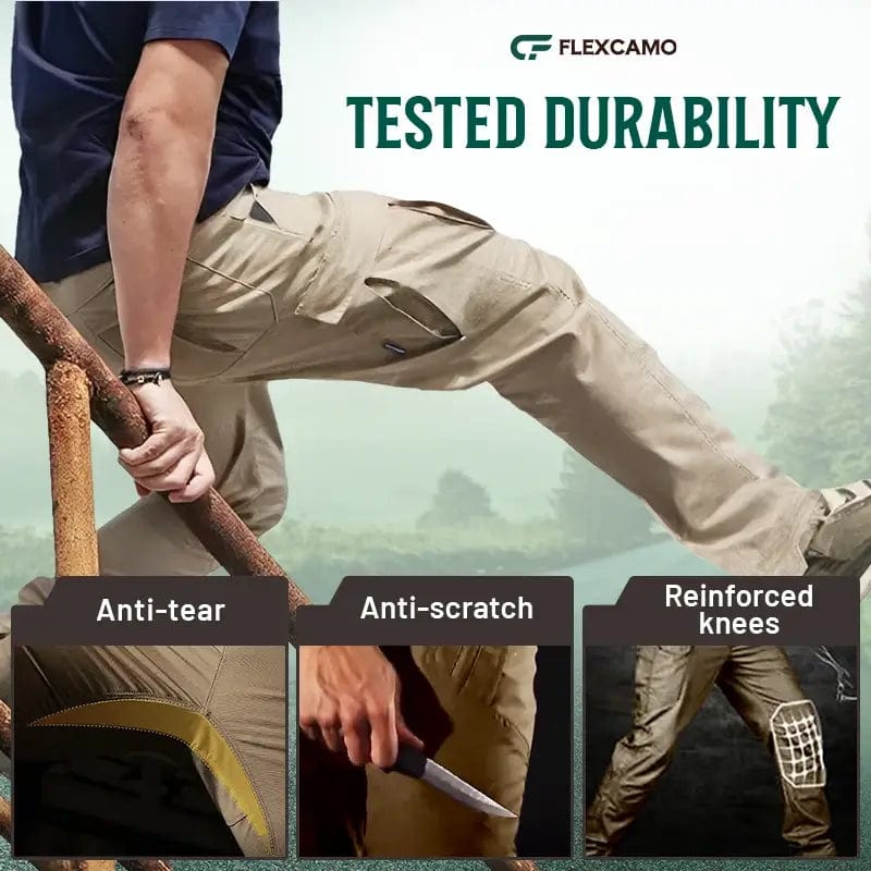 Fourovo FlexCamo - Tactical Waterproof Pants