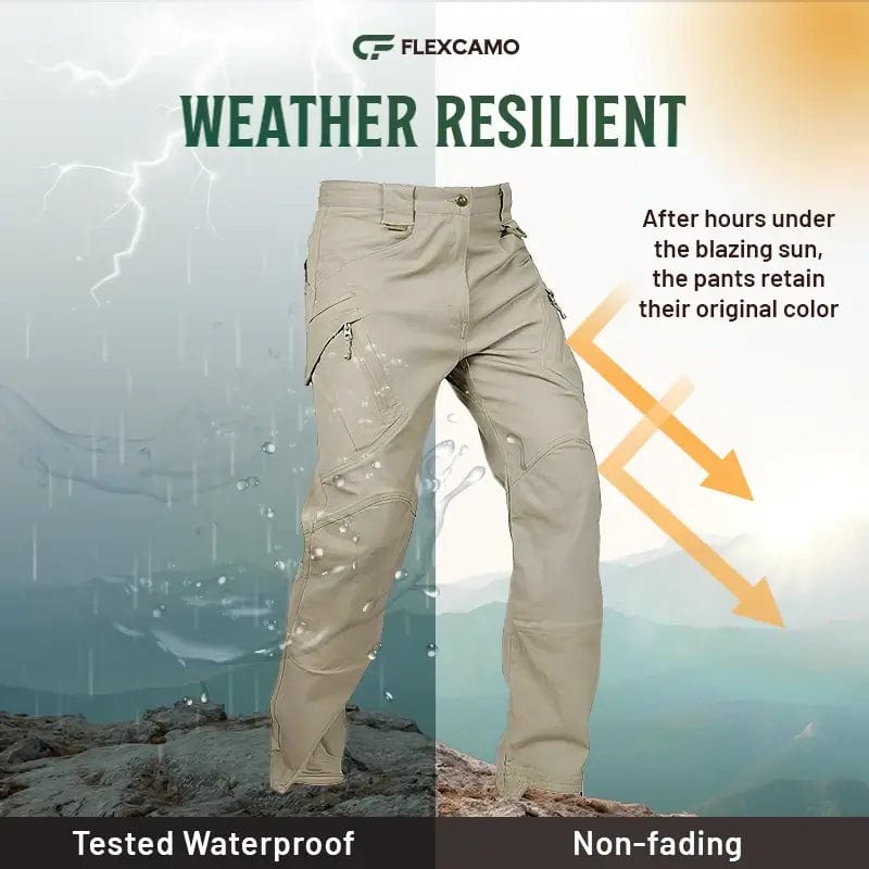 Fourovo FlexCamo - Tactical Waterproof Pants