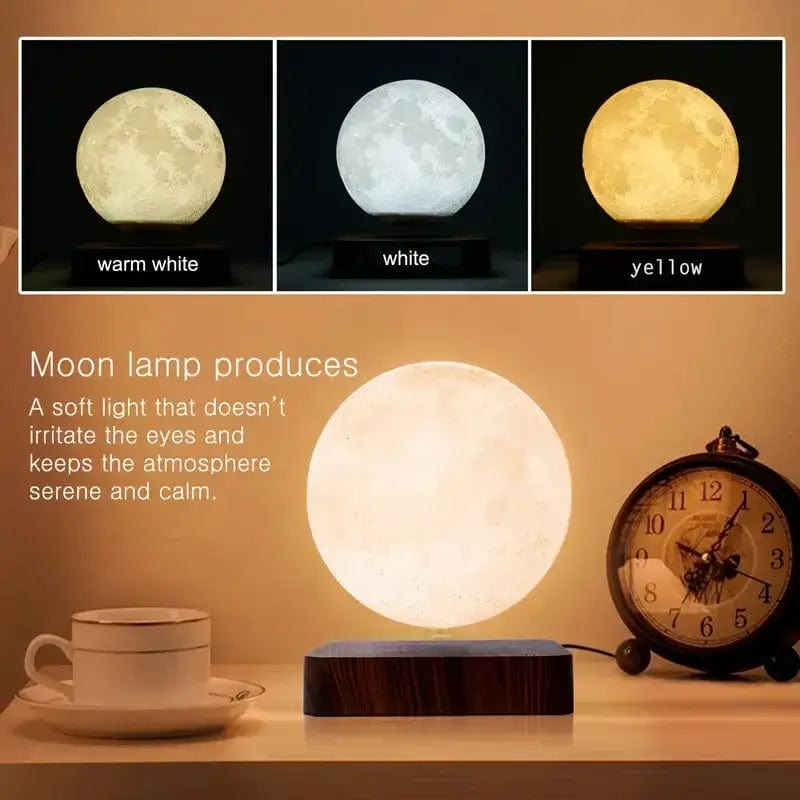 Fourovo Floating Moon Lamp Dark Brown Base / US/CA