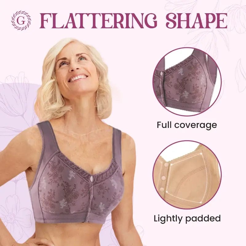 Fourovo Glamorette - Cotton Front Closure Bra