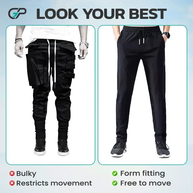 Fourovo GlidePants - Unisex Quick Dry Pull-on Stretch Pants