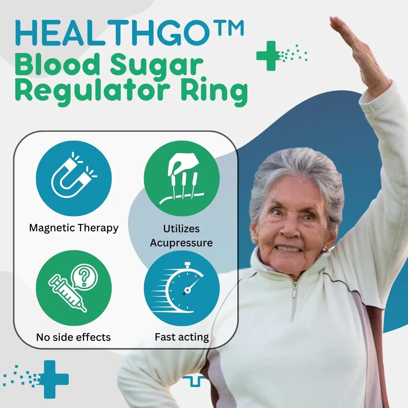 Fourovo HealthGo™ Blood Sugar Regulator Ring