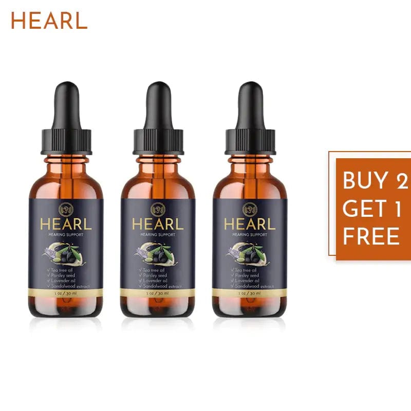 Fourovo Hearl™ Organic Ear Oil Drops for Improved Hearing 3 courses 🌿$46.97 （Buy 2 get 1 free）