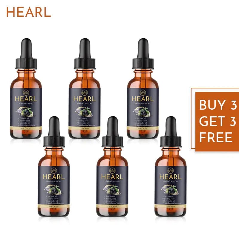 Fourovo Hearl™ Organic Ear Oil Drops for Improved Hearing 6 courses 🌿$68.99 （Buy 3 get 3 free）