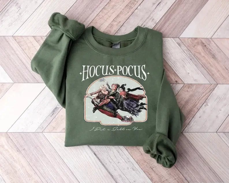 Fourovo Hocus Pocus Sweatshirt Green / S