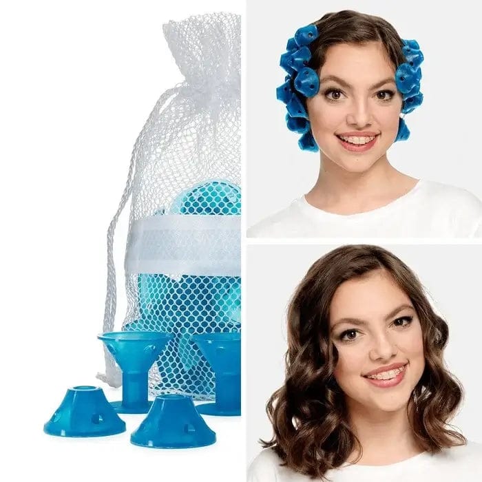 Fourovo 💖HOT SALE 49% OFF🌹Heatless Hair Curlers Blue / 10PCS