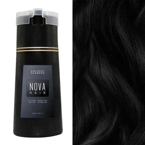 Fourovo 🎉Hot Sale 50% OFF🎁 NovaHair Instant Dye Shampoo Black