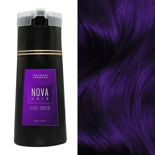 Fourovo 🎉Hot Sale 50% OFF🎁 NovaHair Instant Dye Shampoo Purple