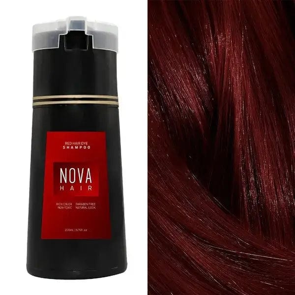 Fourovo 🎉Hot Sale 50% OFF🎁 NovaHair Instant Dye Shampoo Red