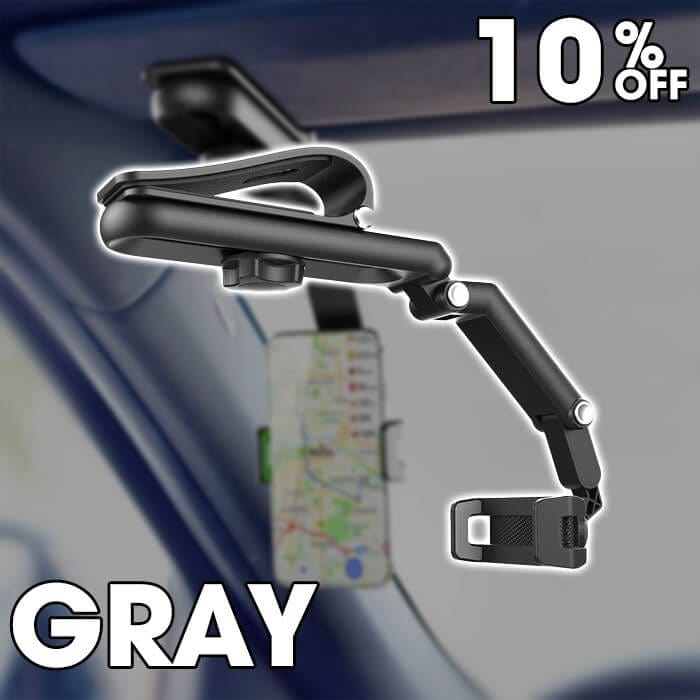 My Store 🔥🔥Hot Sale🔥 Rotatable and Retractable Car Phone Holder Gray