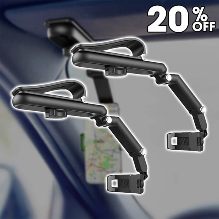 My Store 🔥🔥Hot Sale🔥 Rotatable and Retractable Car Phone Holder SET 2 (GRAY+GRAY) + 20% OFF