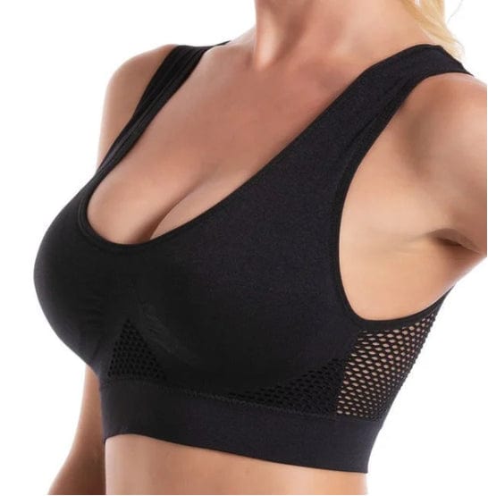 Fourovo INSTACOOL LIFTUP AIR BRA BLACK / S