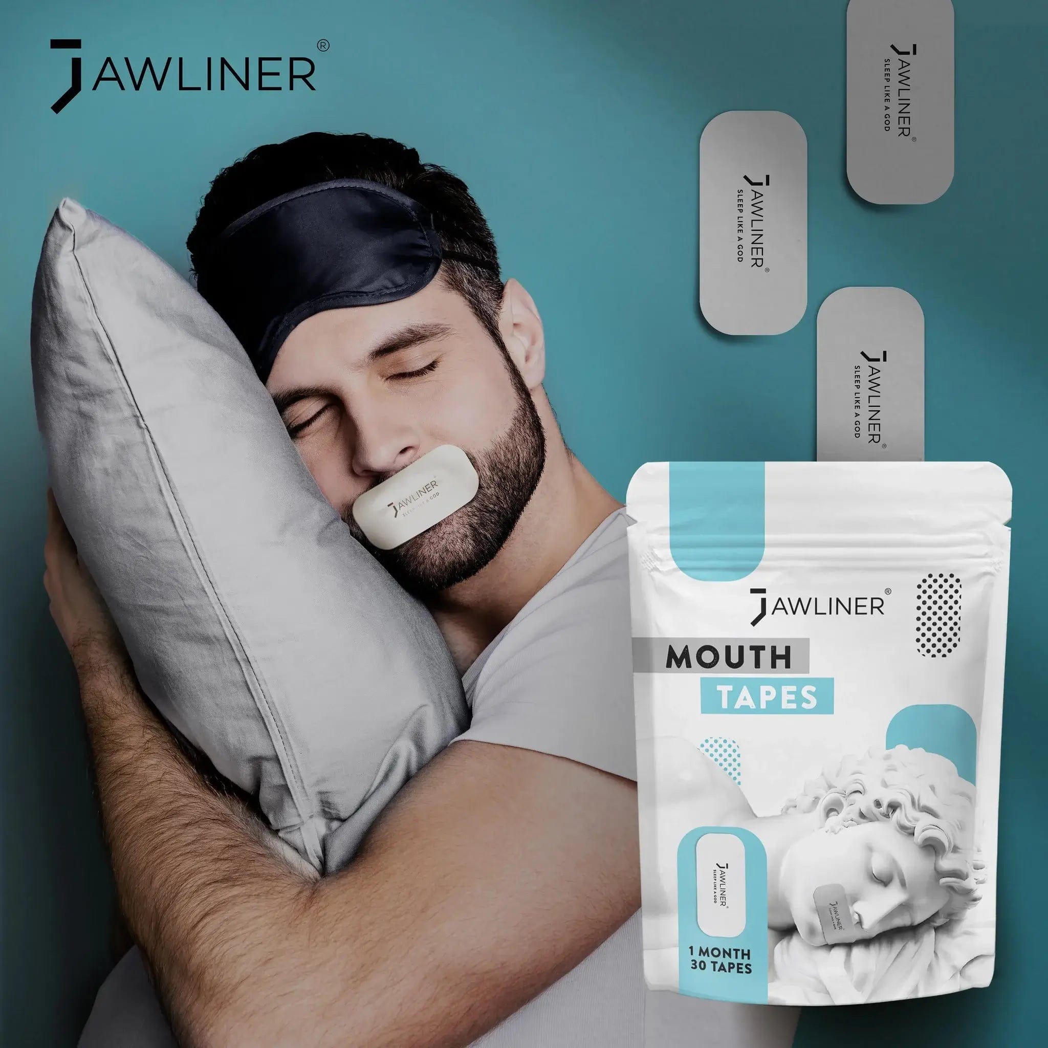 Fourovo JAWLINER® Anti Snoring Mouth Tape