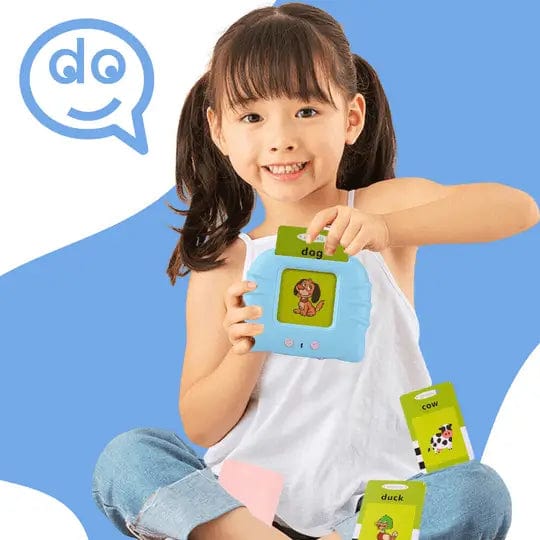 Fourovo Kids Early Learning Flashcards - Audible Reading Device + 112 Words!