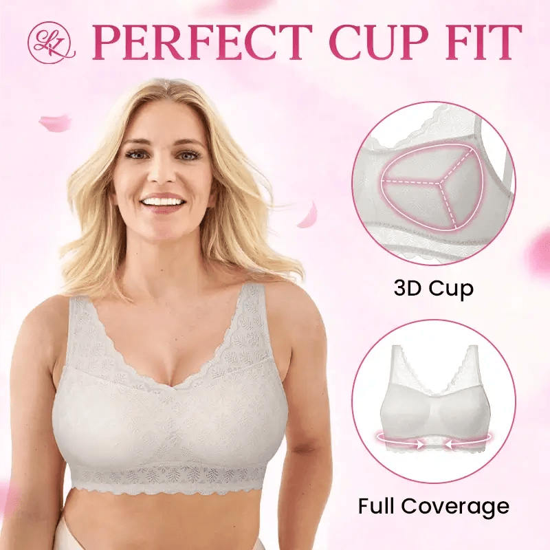 Fourovo LacyKiss - Ultimate Lift Breathable Lace Bra