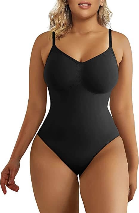 Fourovo LAST DAY 49% OFF – BODYSUIT SHAPEWEAR Black / S