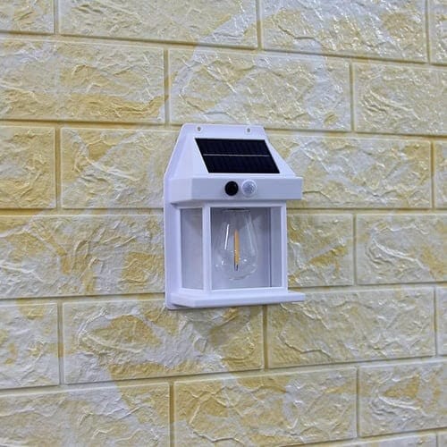 Fourovo 🎁Limited Time Sale 48% OFF💕2024 New Outdoor Solar Wall Lamp White