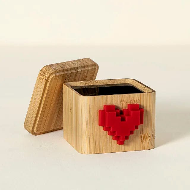 Fourovo Lovebox Spinning Heart Messenger Black&White