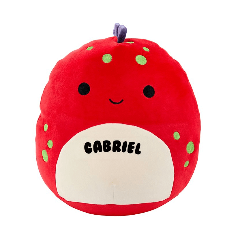 Fourovo New Personalized 12" Squishmallows® Dolan the Red Dino