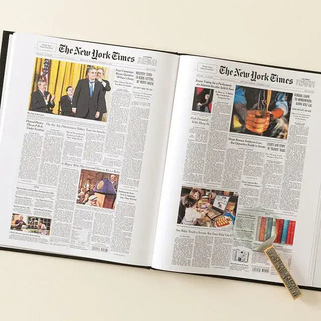 Fourovo New York Times Custom Birthday Book