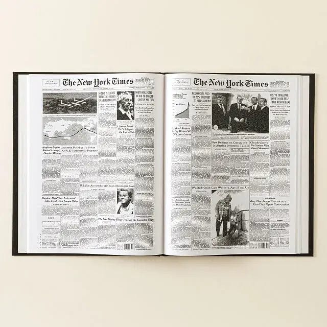 Fourovo New York Times Custom Birthday Book