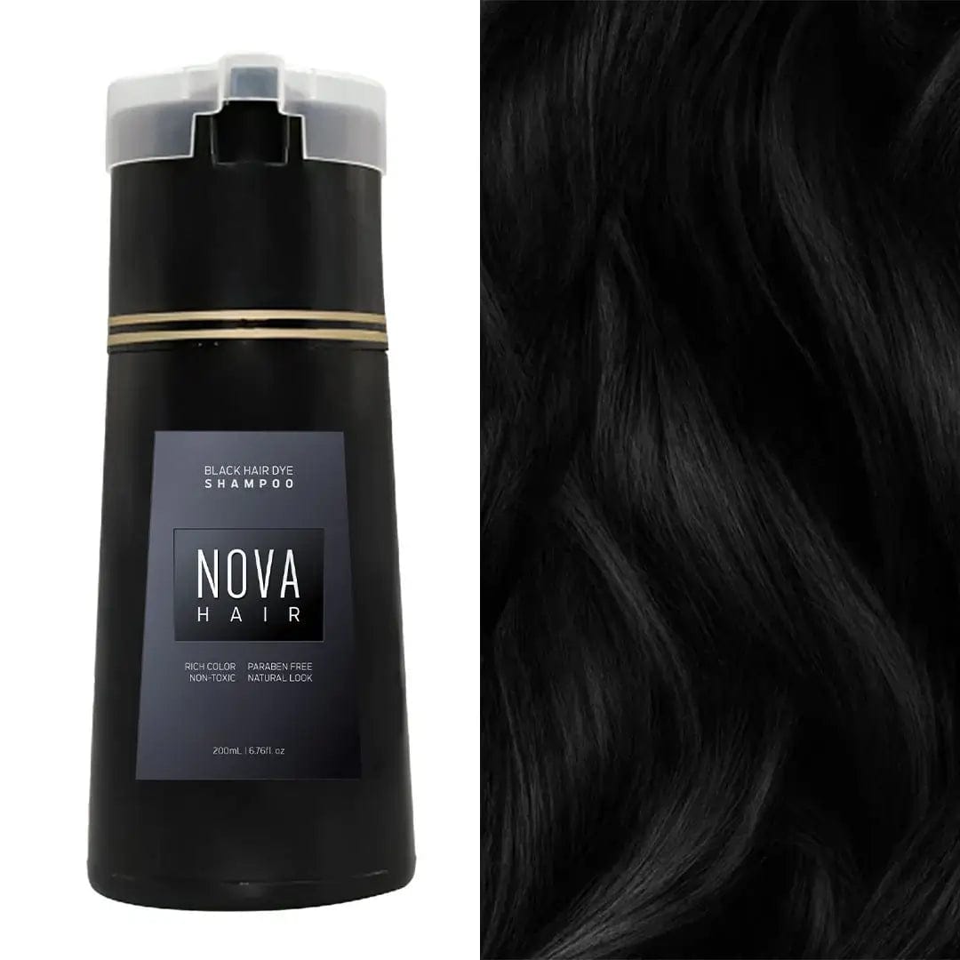 Fourovo NovaHair Instant Dye Shampoo Black