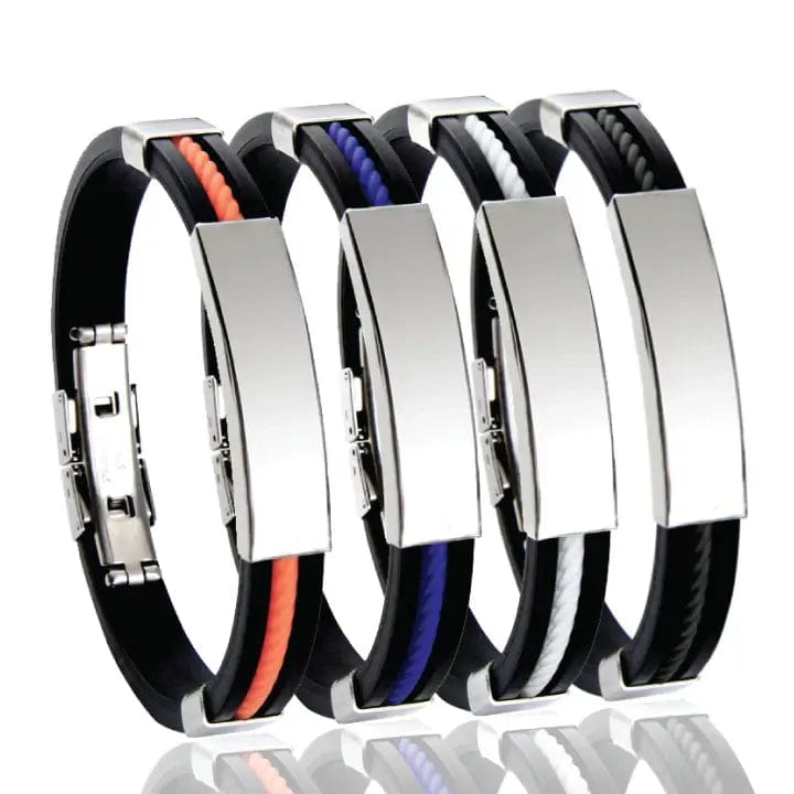 Fourovo Oveallgo™ Apus Ion Therapeutic Lympunclog Titanium Wristband All Colors Set