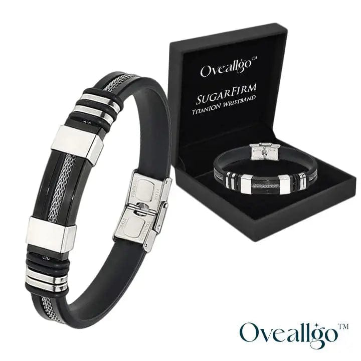 Fourovo Oveallgo™ SugarFirm TitanION Wristband Midnight Black