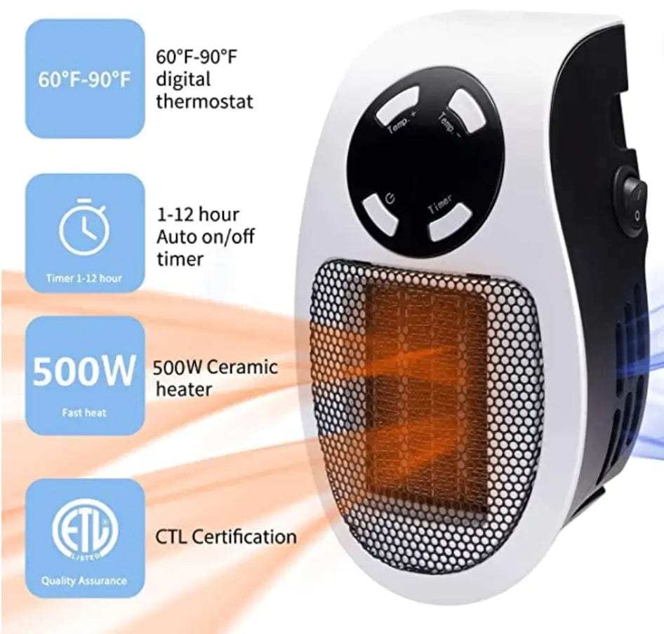 Fourovo Ozzi Heat Portable Electric Space Heater US / Buy 1