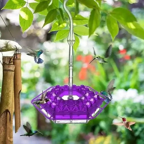 Fourovo Shirem Sweety Hummingbird Feeder Purple