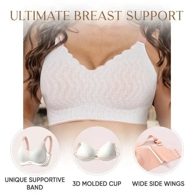 Fourovo SmoothChic Bra - Seamless Wireless Comfy Support Bra