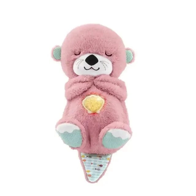 Fourovo Snuggle Buddy Breathing Otter Pink