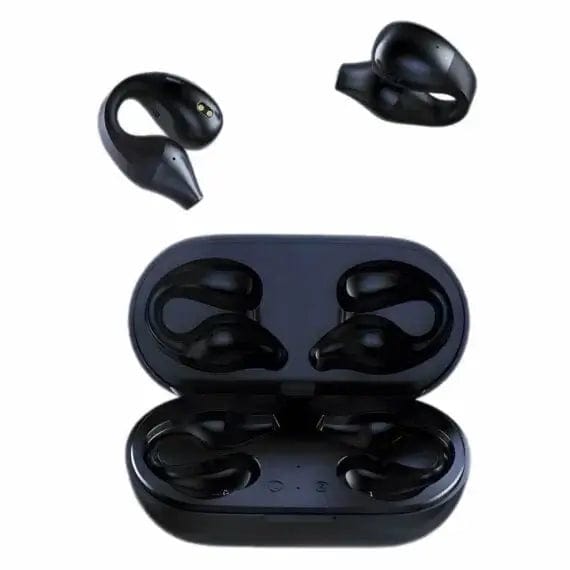 Fourovo Sōl Open-Clip Earbuds Obsidian