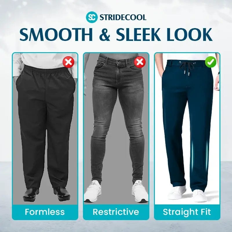 StrideCool - Quick Drying Stretch Straight Fit Pants Fourovo