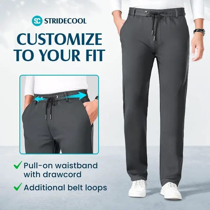 Fourovo StrideCool - Quick Drying Stretch Straight Fit Pants