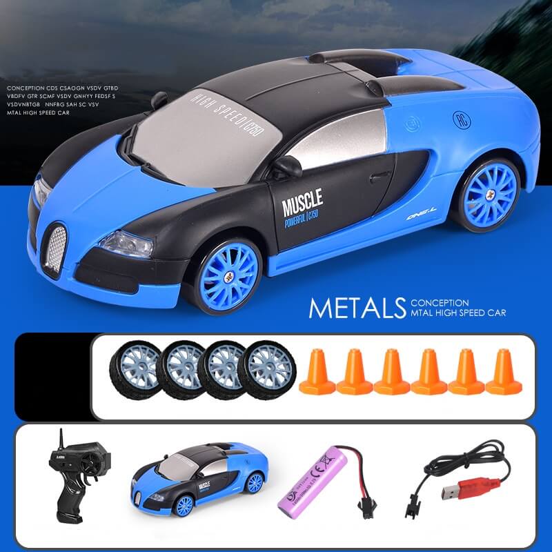 Fourovo 🔥Summer Hot Sale 49% OFF-Driftros™ 4WD RC Drift Car(BUY 2 GET FREE SHIPPING) Style / Bugatti